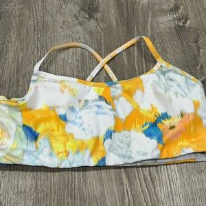 Kensie Bikini Top Swim Bra Yellow Xl OC16